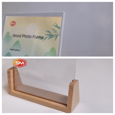 شراء إطار عرض صورة شخصية مع لوحة أكريليك وقاعدة خشبية online manufacture