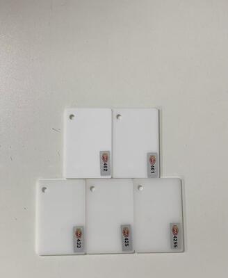 شراء White Opaque Cast Acrylic Sheet 20mm Thick Sturdy Panel for Custom Signage online manufacture
