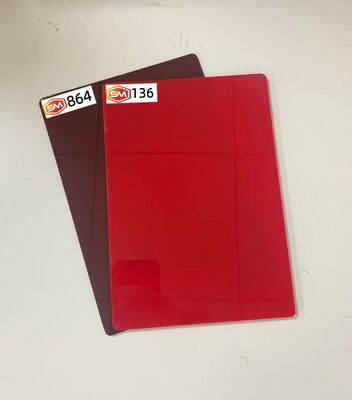 شراء Rich Russet Cast Acrylic Sheet 18mm Thick Panel for Store Display Construction online manufacture