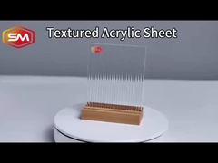 ورقة أكريليك صافية مرسومة ذات نسيج