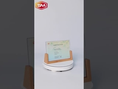 إطار صور أكريليك بقاعدة خشبية