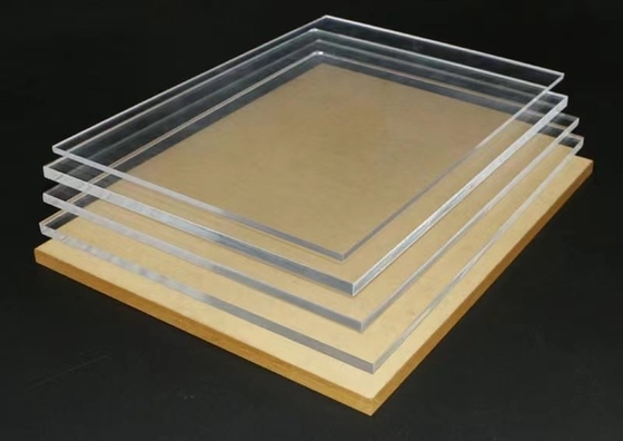3mm 1220 * 2440mm ليزر قطع لوحات الأوراق الأكريليك المقاومة للكشط صافي الصب