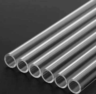 حجم مخصص أنبوب أكريليك صافي ملون من 5mm إلى 200mm عصا أكريليك صافي صلب