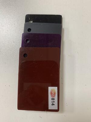 25 ملم رقاقة أكريليك صبغية عالية الشفافية مع سطح مقاوم للخدش