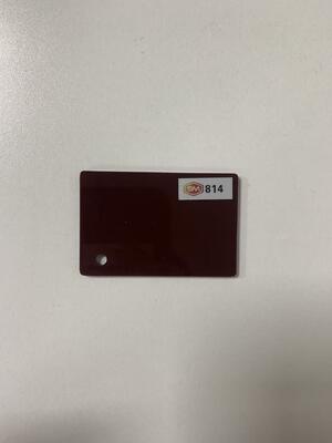 لوحة أكريليك غنية بنية صب 18 ملم سميكة مقاومة للتأثير لوحة تصميم سطح الأثاث