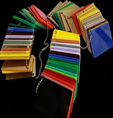 ورقة أكريليك مصبوبة ملونة بلون مخصص حسب احتياجات العميل