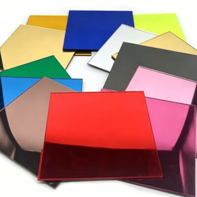 لوح أكريليك عاكس سمك 1 مم - 3 مم مثبت على الحائط