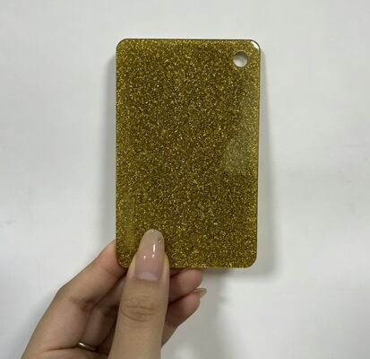 لوحة لوحة أكريليك لامعة باللون الأصفر مقاس 3 مم