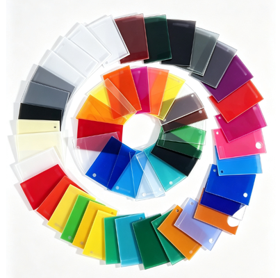 Customizable Color Impact Resistant Colored Clear Acrylic Sheet for Restaurant Partition Screen and Tinted Transparent Acrylic Panel